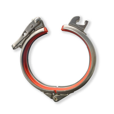 SUS304 Σύνδεσμος σωλήνα γρήγορης απελευθέρωσης Σύνδεσμος σωλήνα γρήγορης κλειδώσεως Δακτυλικός δακτύλιος τύμπανο Κλειδωτικός δακτυλικός σύνδεσμος