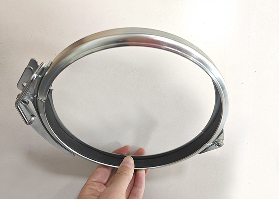 180 mm Στρογγυλο άμεση απελευθέρωση σωληνάριο ζεύγος αερισμού αεροδυναμική ζεύγος V ζεύγος φλάντζης ζεύγος