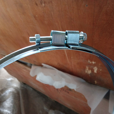 Ρυθμίσιμη τερμοπλέκη V Band Clamp Συνδέοντας φλάντζη σωλήνα Wide σωλήνα Clamp πάχος 1,0 mm