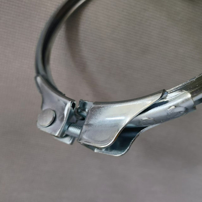 2.0mm Πέλμα βαρέος φορτίου γαλβανισμένο ή ανοξείδωτο χάλυβα 304 Κραβίδες σωλήνων με δαχτυλίδια σφράγισης