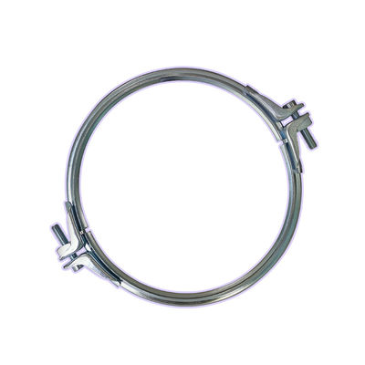 Σφιγκτήρας σωλήνα 150 mm με μπουλόνια με προσαρμοσμένη παραγωγή για συστήματα εξαερισμού και απομάκρυνσης σκόνης