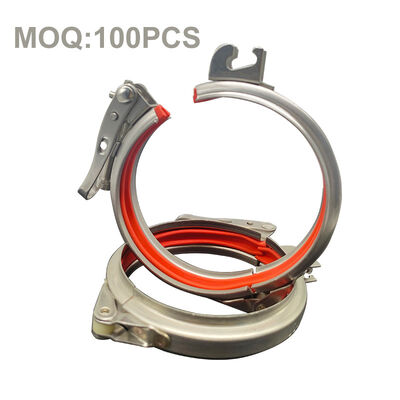 Pull Ring Pipe Clamp Stainless Steel 304 Quick Release Adjustable Bolt Pipe Clamp