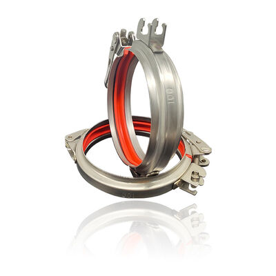 Σύνδεσμος σωλήνα ταχείας απελευθέρωσης Σύνδεσμος σωλήνα ταχείας κλειδαριάς Διάγωγος από ανοξείδωτο χάλυβα 304 Clips Leverlock Ring Clamp