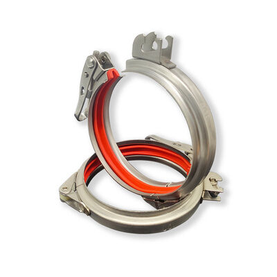 SUS304 Σύνδεσμος σωλήνα γρήγορης απελευθέρωσης Σύνδεσμος σωλήνα γρήγορης κλειδώσεως Δακτυλικός δακτύλιος τύμπανο Κλειδωτικός δακτυλικός σύνδεσμος