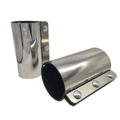 Συμπλέκτης σωλήνων 430 από ανοξείδωτο χάλυβα Μεταλλικό σωλήνα σύνδεσης με συμπλέκτη σύνδεσης σφραγίδας SBR