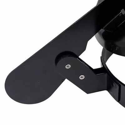 6 Inch Counterweight Exhaust Rain Cap Matte Black Exhaust Flapper Cap for Tractor Heavy Machinery
