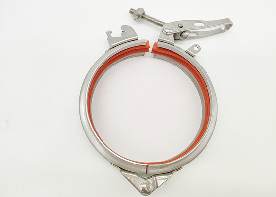 1.0mm πάχος Ss304 άμεση απελευθέρωση σωλήνα φράκτη 10 ίντσες με δαχτυλίδι σφραγίδας