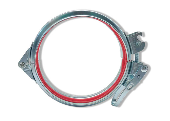 150mm γαλβανισμένος σφιγκτήρας σωλήνων για το σύστημα συλλογής σκόνης
